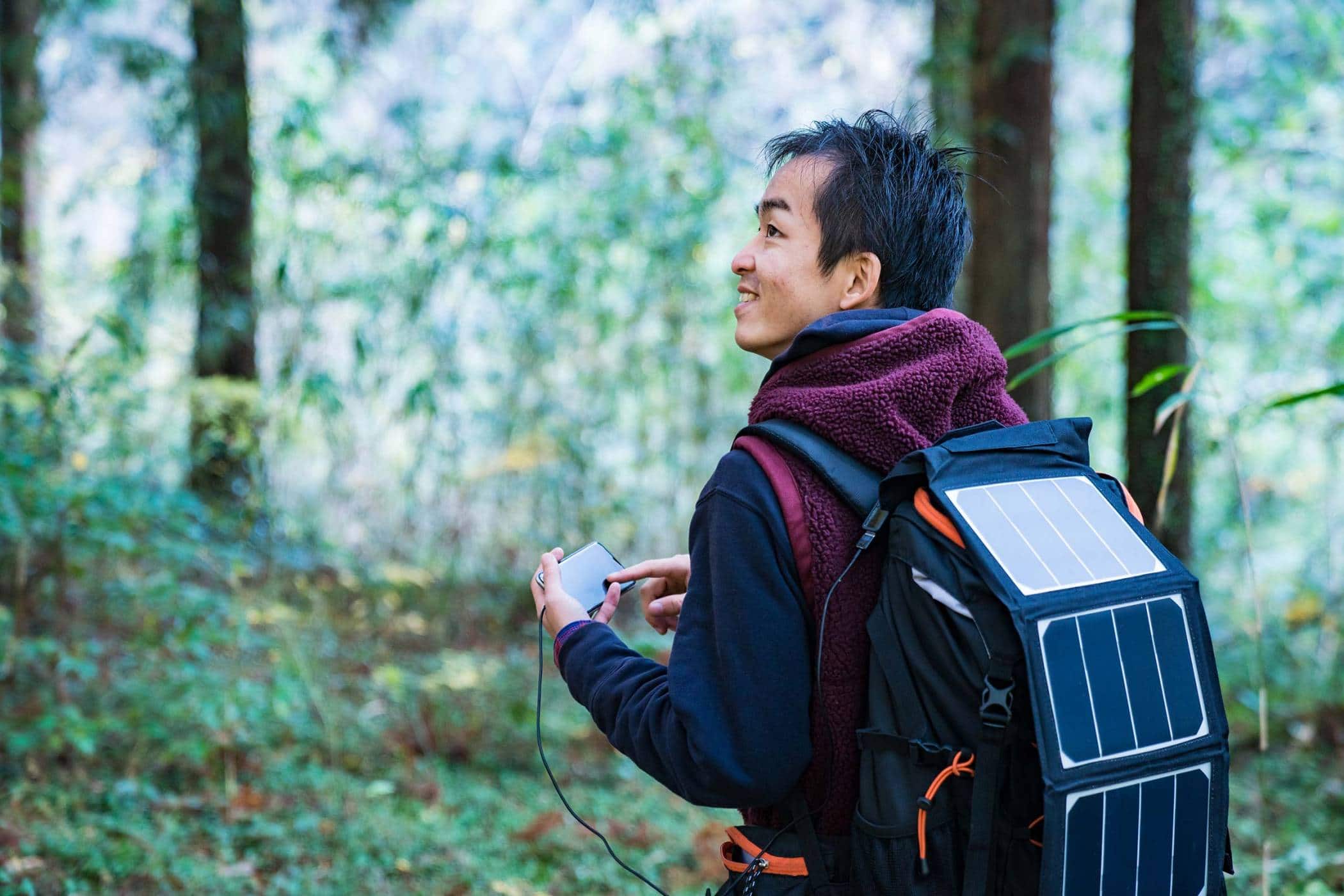 Best solar outlet powered backpack